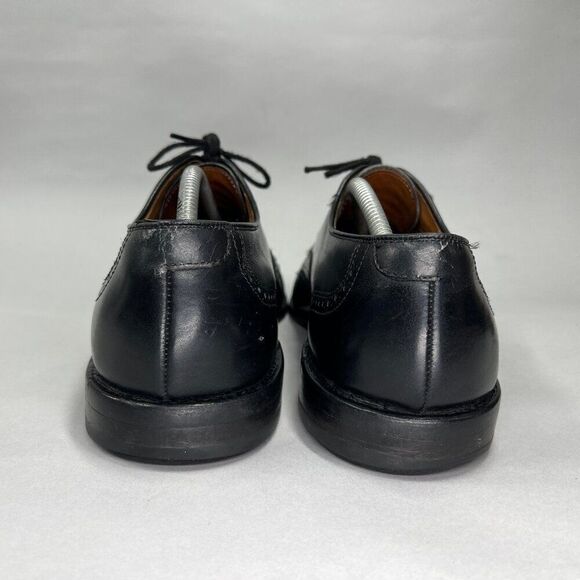 Allen Edmonds Men's Size 11D Chester Black Leather Wing Tip Dress Shoes - Picture 5 of 13